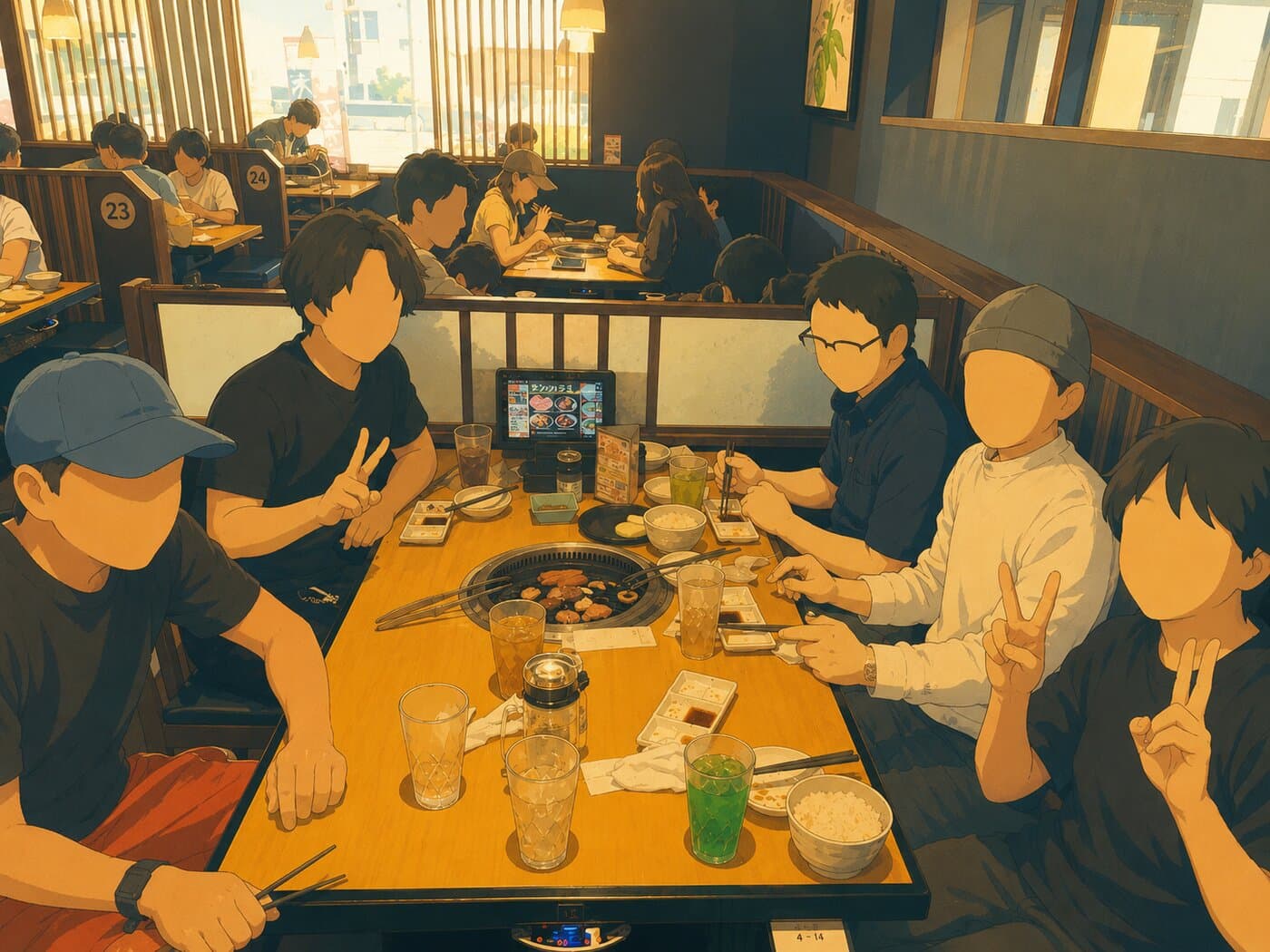 外食を楽しむ、みんなの時間