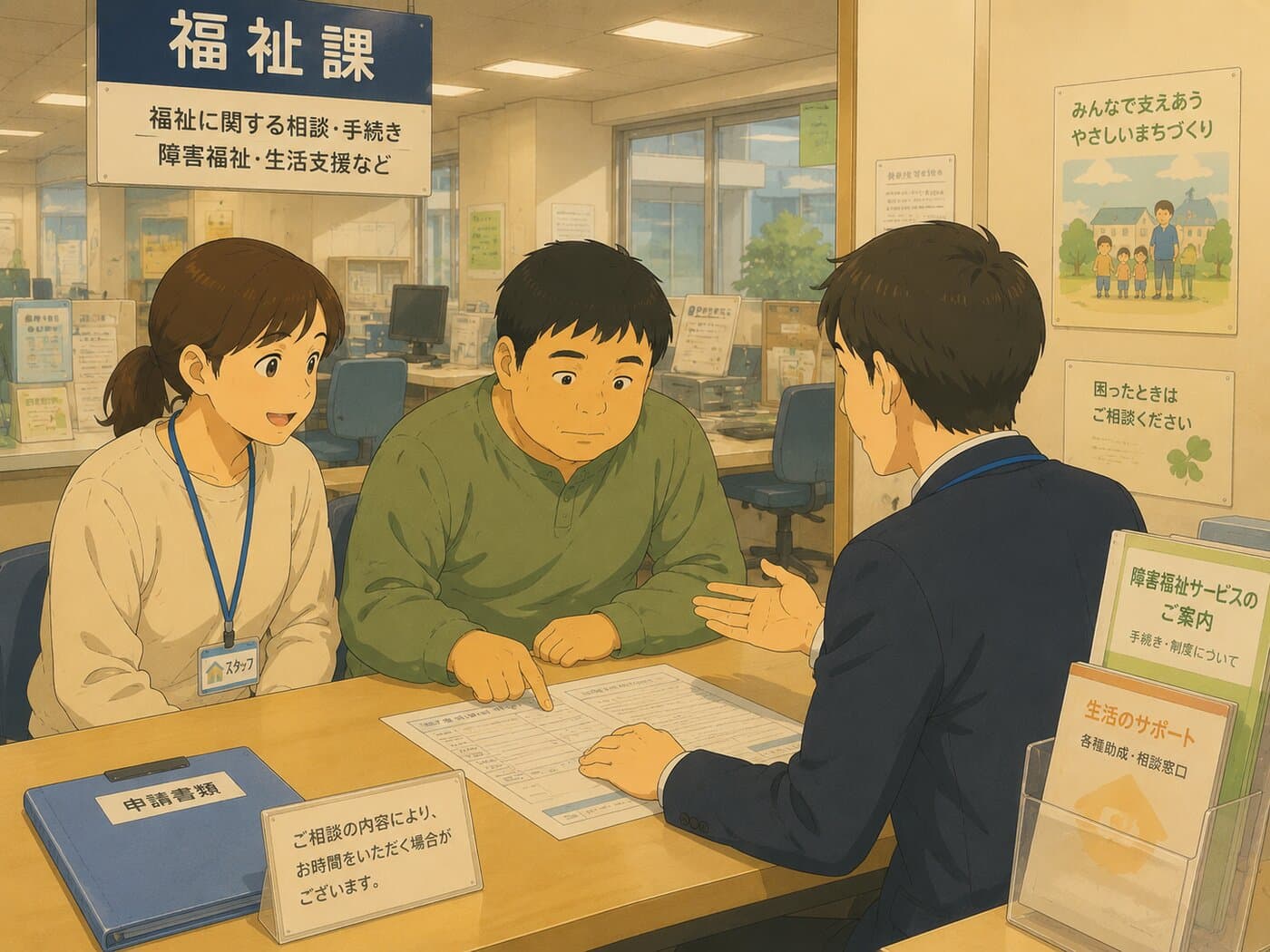 福祉の相談・手続きもサポート